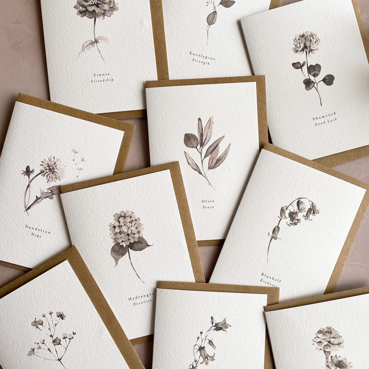 Shamrock 'Good Luck' Card