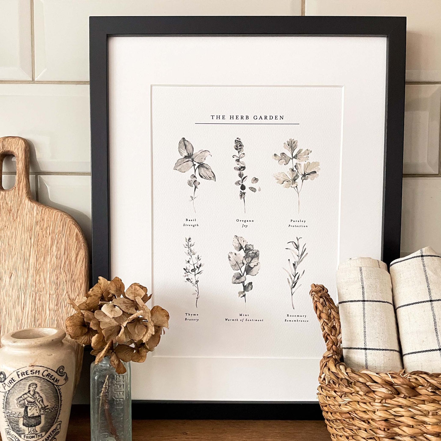 The Herb Garden Print