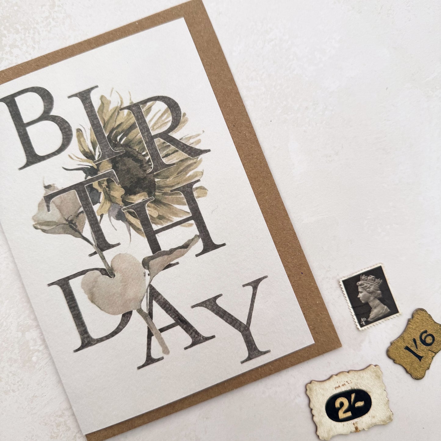 Sunflower Birthday Card