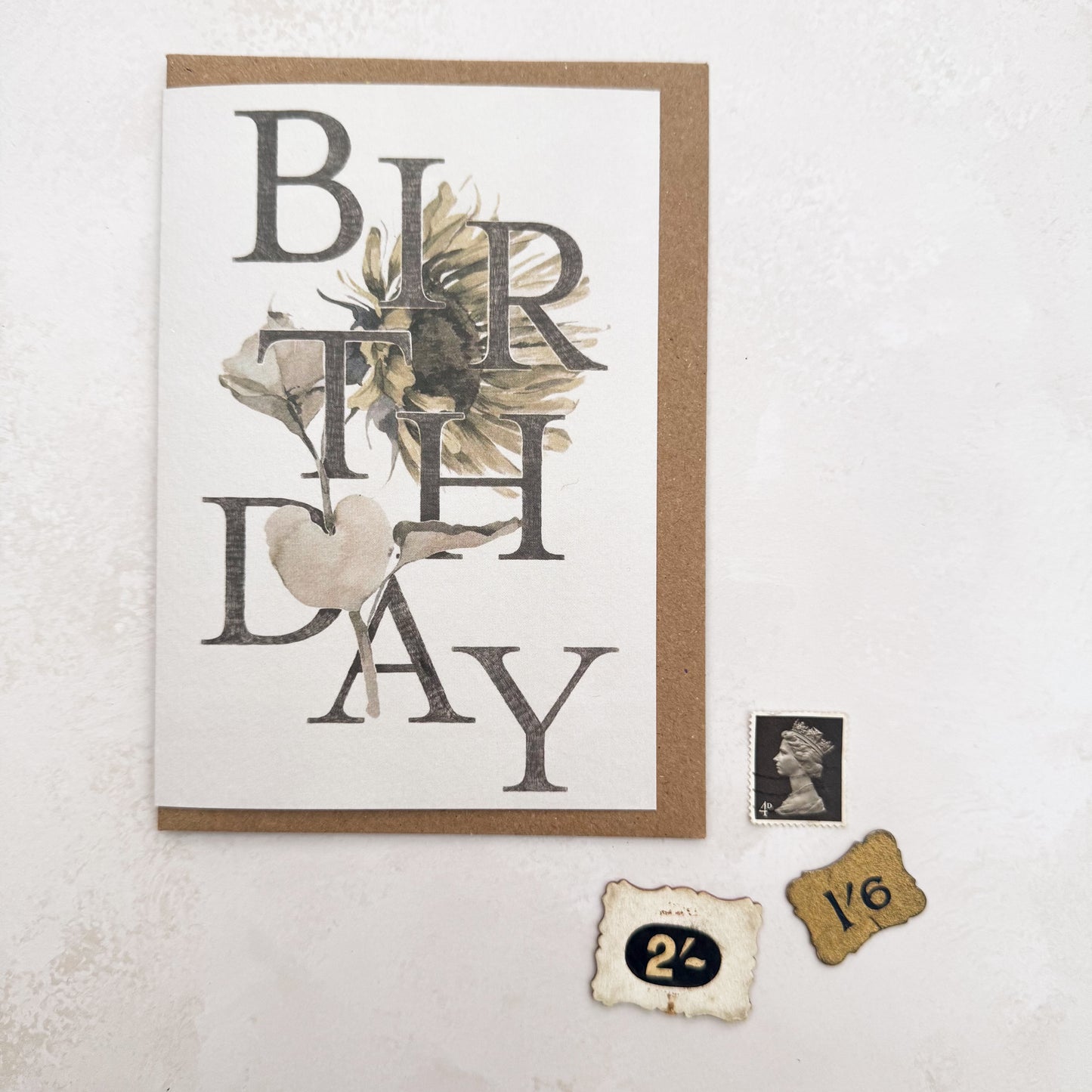 Sunflower Birthday Card