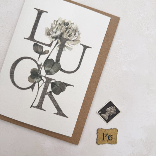 Good Luck Cover Card