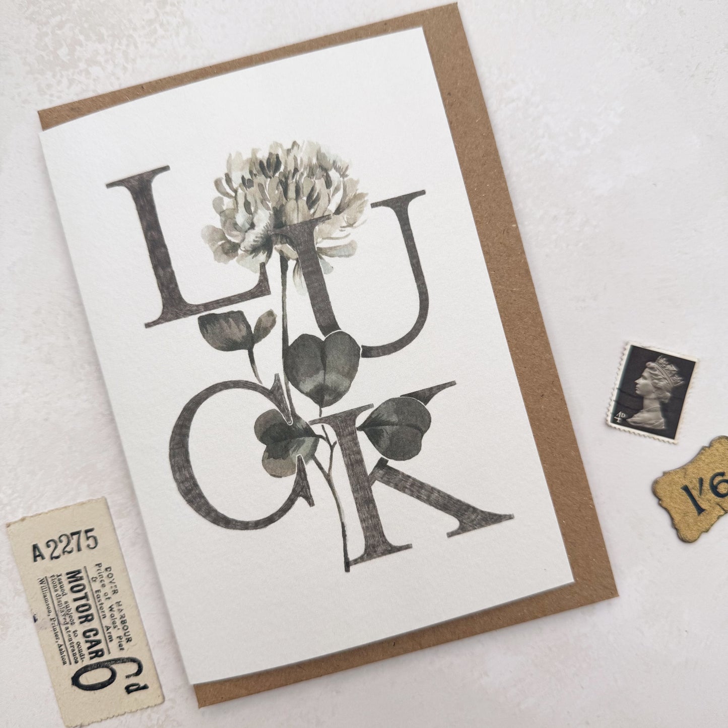 Good Luck Cover Card