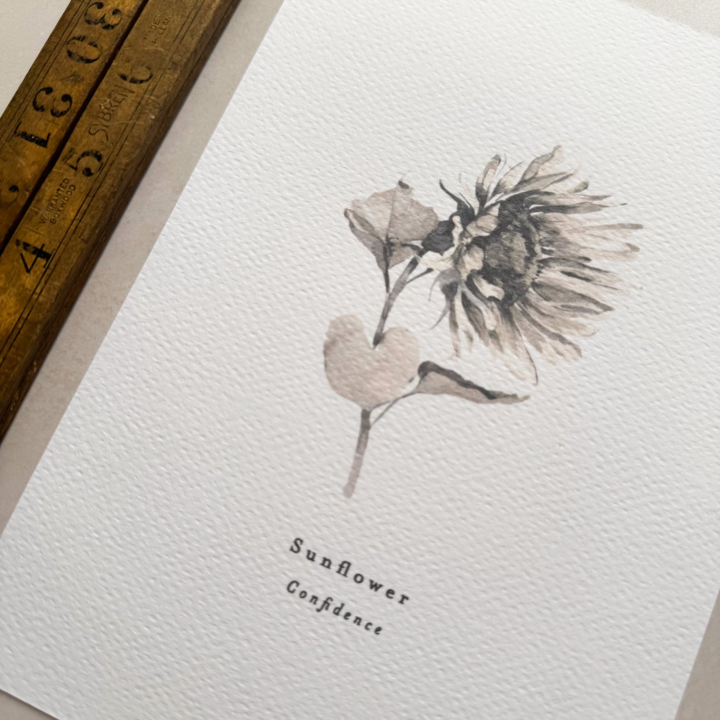 Sunflower 'Confidence' Print