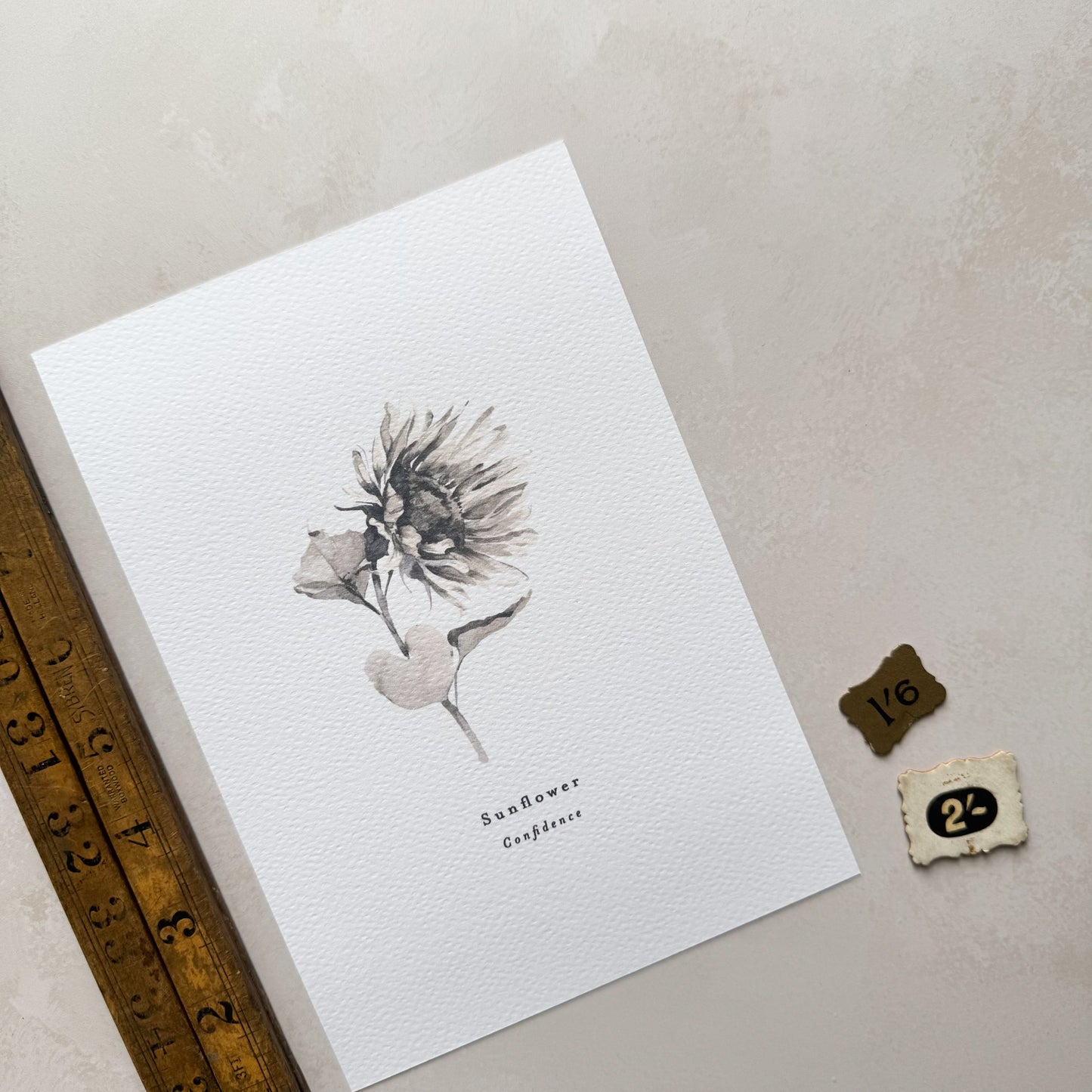 Sunflower 'Confidence' Print