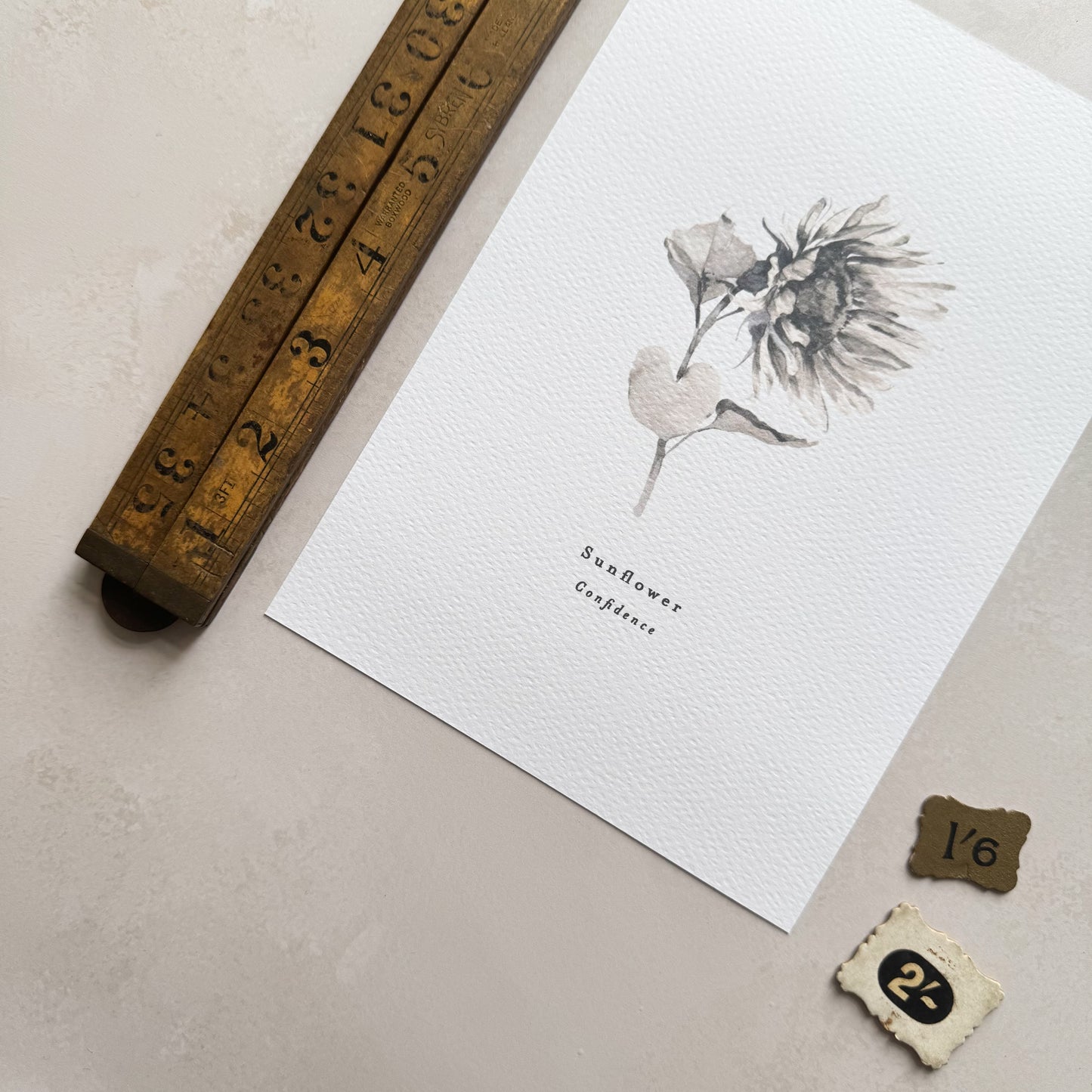 Sunflower 'Confidence' Print